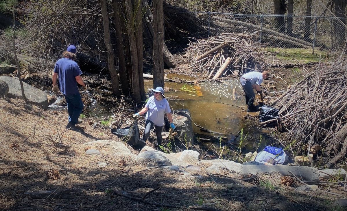 Towards the end of the cleanup